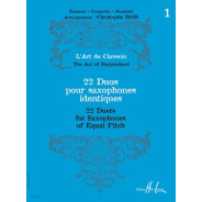 Art du Clavecin 22 Duos Vol.1 - BOIS | Henry Lemoine