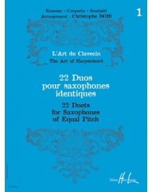 Art du Clavecin 22 Duos Vol.1 - BOIS | Henry Lemoine