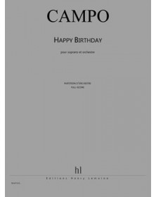 Happy Birthday - CAMPO | Henry Lemoine