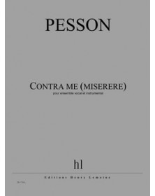 Contra Me (miserere)        PO - PESSON | Henry Lemoine