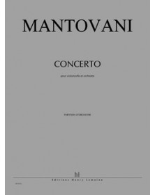 Concerto pour Violoncelle - MANTOVANI | Henry Lemoine