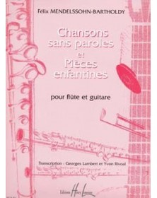 Chansons sans paroles et...