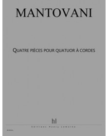 Pièces pour quatuor à...