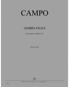 Quatuor à cordes n°3 Ombra...