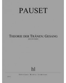 Theorie der Tränen: Gesang