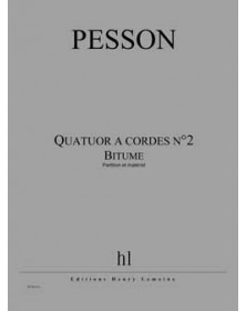 Quatuor à cordes n°2 Bitume