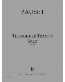 Theorie der Tränen: Salz