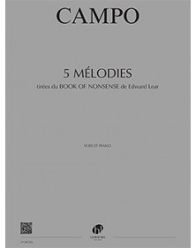 Mélodies (5) Tirées Du Book...