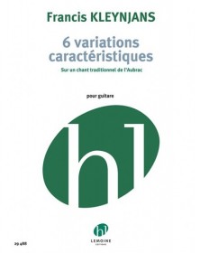 6 Variations Caracteristiques