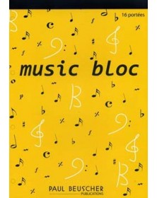 Music bloc Papier Musique...