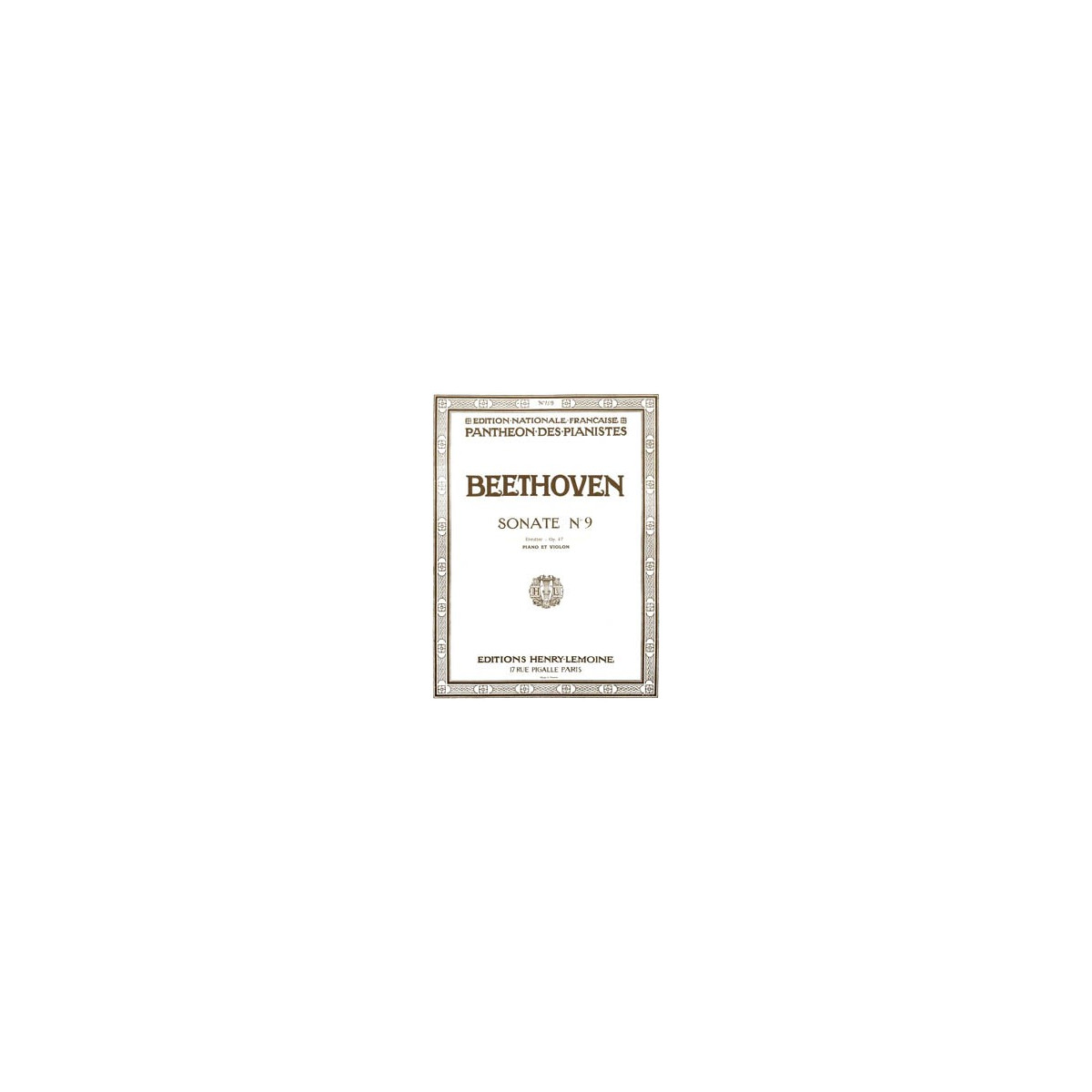 Beethoven : Sonate n°9 Kreutzer
