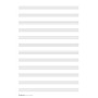 Ramette de Papier à Musique 12 portées