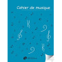 Cahier de musique 14 portées - Reliure Spirale 96 Pages