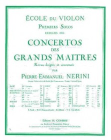 Solo No.1 du concerto No.8 - RODE | Combre
