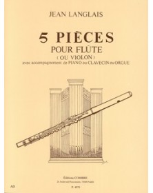 5 Pièces pour Flûte ou Violon
