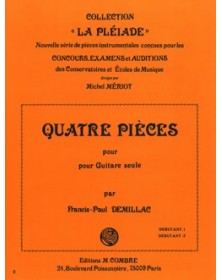 Quatre (4) Pièces - Guitare - Demillac