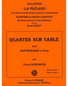 Quartes sur table