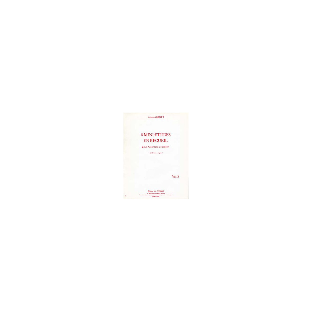 Mini études (8) Vol.2 (9 à 16)