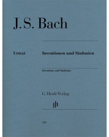 Johann Sebastian Bach : Inventions à 2 et 3 voix - Henle Verlag Urtext
