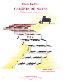 Carnets de notes Vol.6