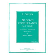 E. Cousin : 20 Solos concertants - série n°2 (11 à 20) - Violon et Piano
