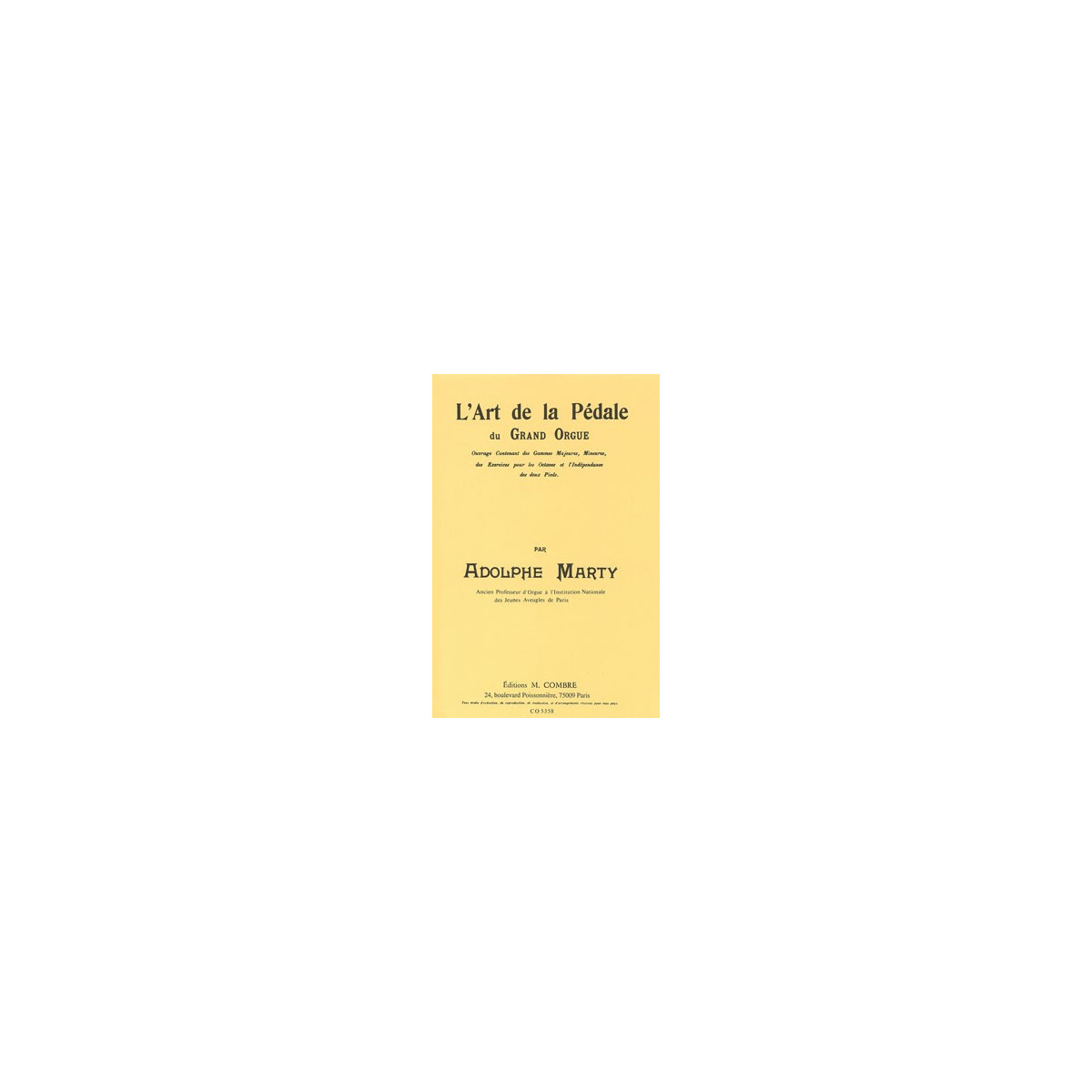 L'art de la pédale du grand orgue