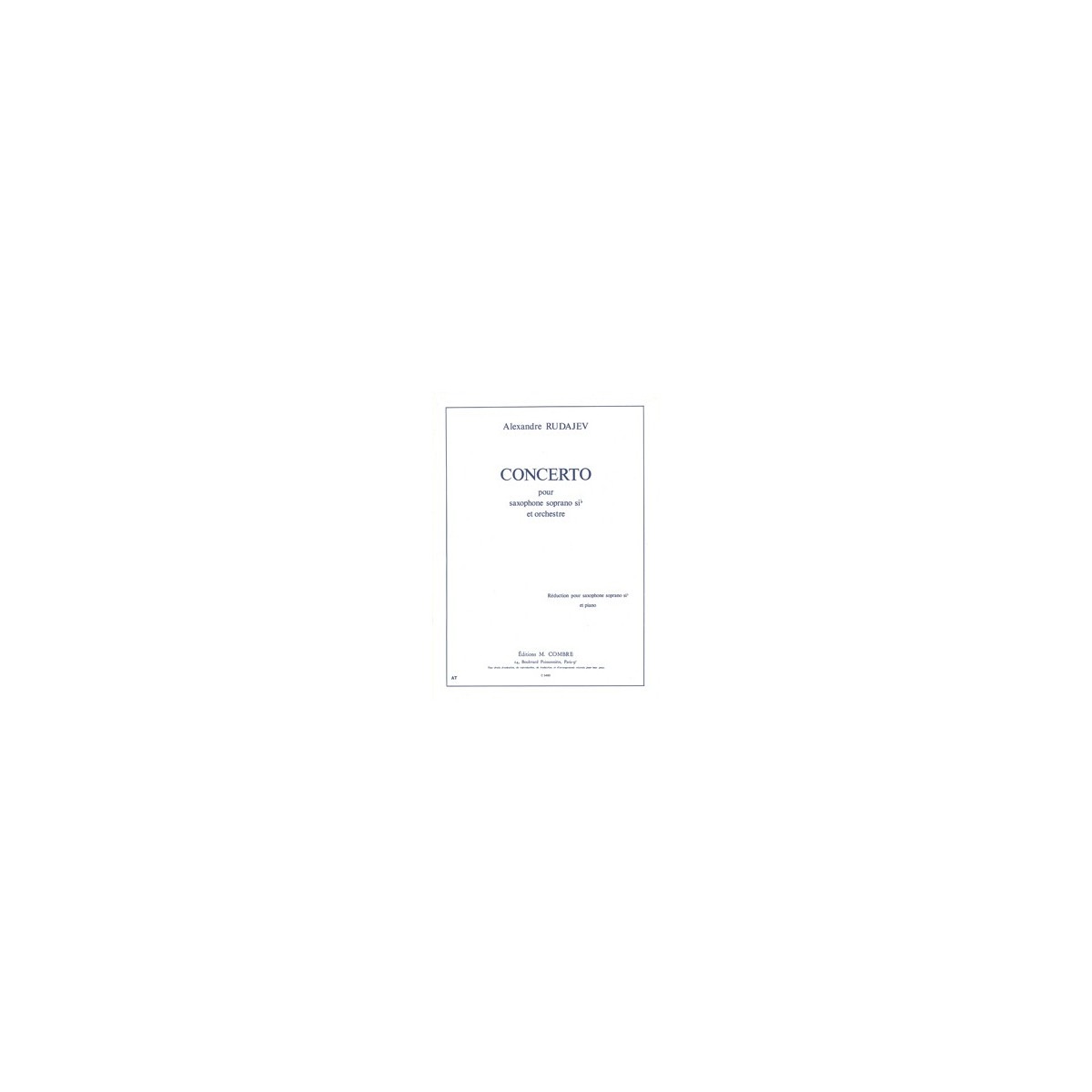 Concerto pour saxophone soprano Op.125