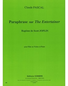Paraphrase sur the Entertainer de S. Joplin