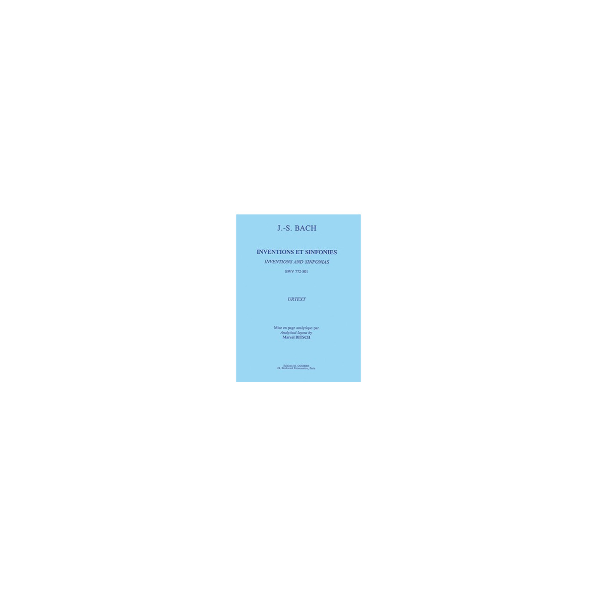 Inventions et Sinfonies BWV772 - 801