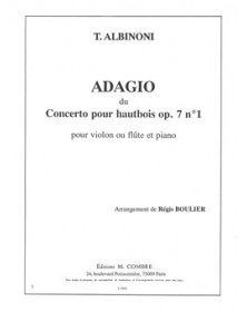 Adagio du concerto Op.7 n°1...