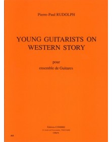 Young guitarists on western story