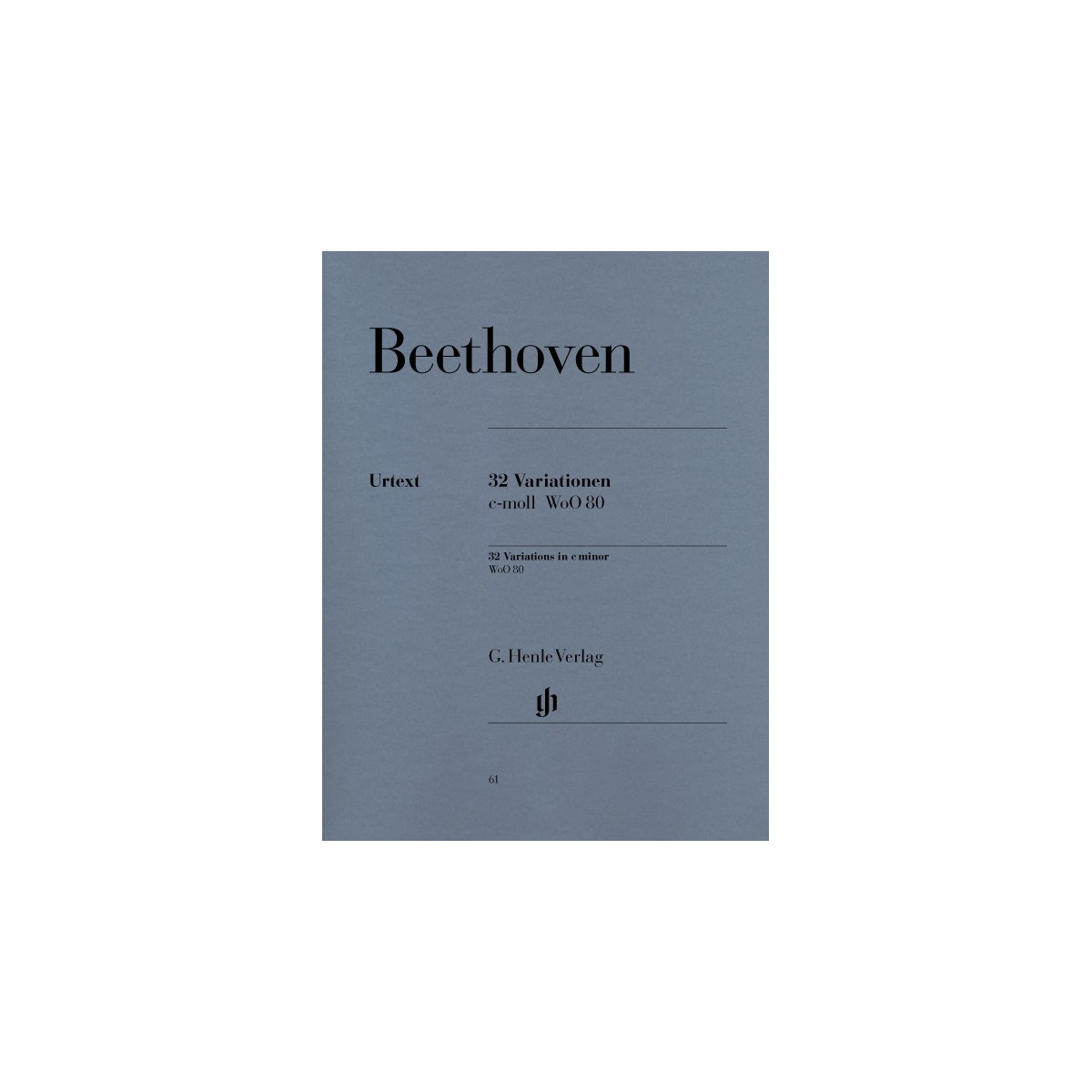 32 Variations In C Minor WoO 80