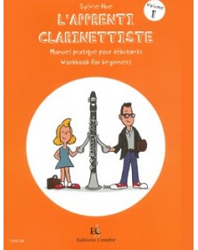 L'Apprenti clarinettiste Vol.1 - Sylvie Hue - Editions Combre