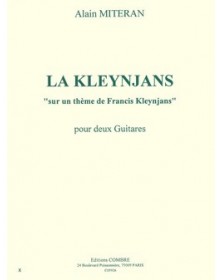 La Kleynjans sur un thème de Francis Kleynjans