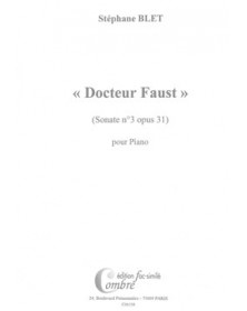 Sonate n°3 Op.31 Docteur Faust (fac-simile)
