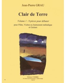 Clair de terre Vol.1 (9 pièces pour débuter)