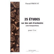 Etudes sur des soli d'orchestre avec transposition