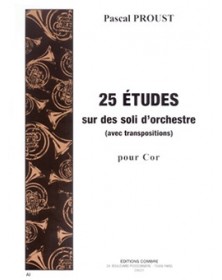 Etudes sur des soli d'orchestre avec transposition