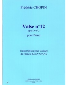 Valse n°12 Op.70 n°2