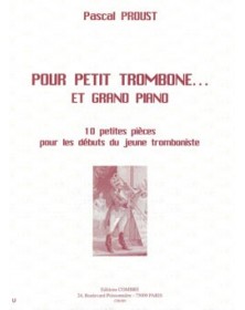 Pour petit trombone... Et grand piano (10 pièces)