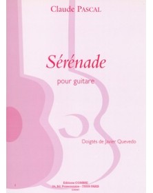Sérénade - Claude Pascal - Editions Combre
