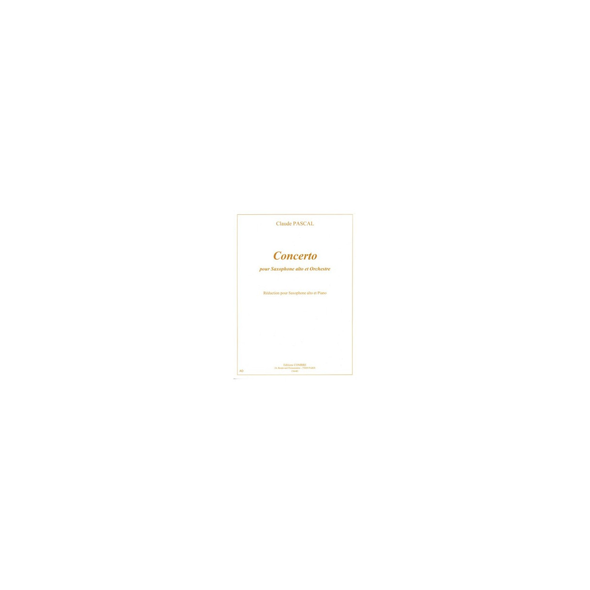 Concerto pour saxophone alto