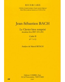 Le Clavier bien tempéré Vol2, cah. B n°7 à 12