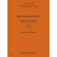 Le Clavier bien tempéré Vol.2 cahier C n°13 à 18