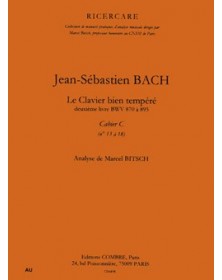Le Clavier bien tempéré Vol.2 cahier C n°13 à 18