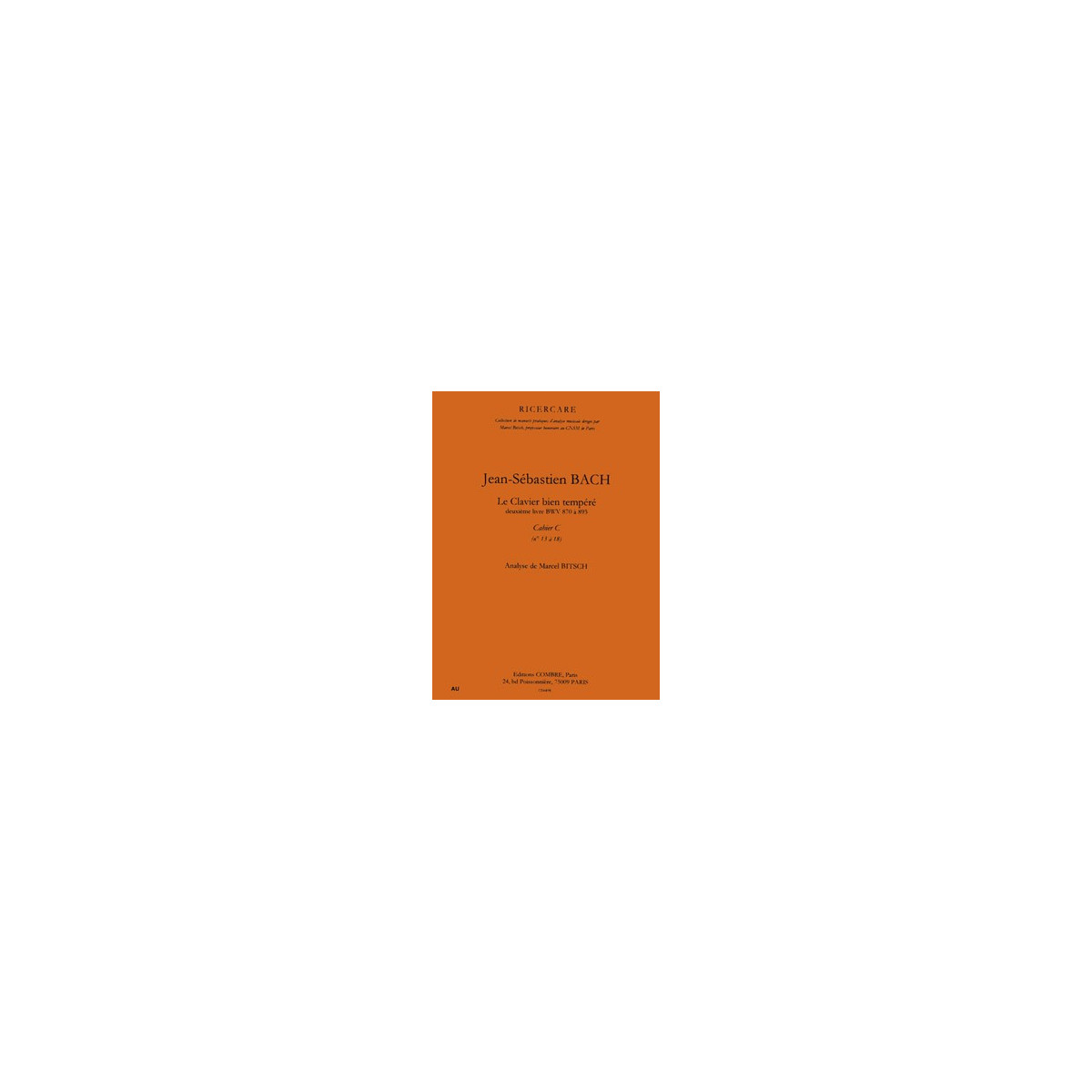Le Clavier bien tempéré Vol.2 cahier C n°13 à 18