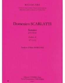 Sonates pour clavier cahier A (n°1 à 12)