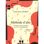 Méthode d'alto Vol.3 - 12 études en 1ere et 3e positions