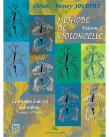 Méthode de violoncelle Vol.3 - 12 études à écrire soi-même