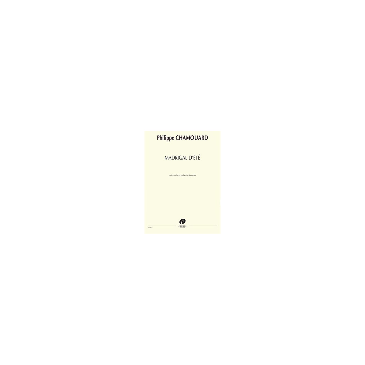 Madrigal d'ete (score)